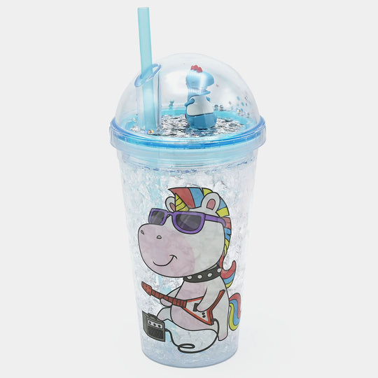 Fancy Straw Glass/Cup For Kids