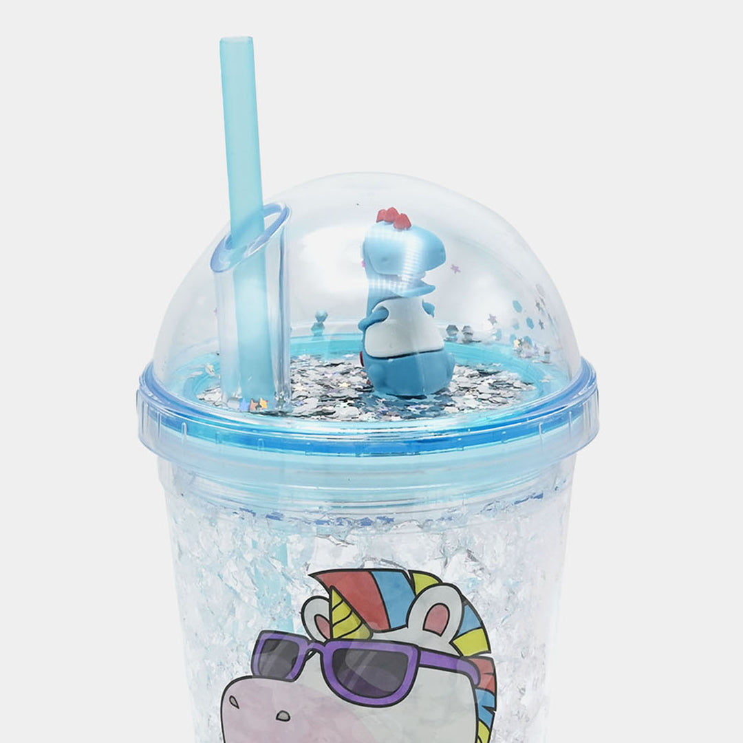 Fancy Straw Glass/Cup For Kids