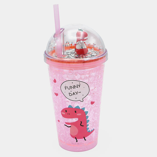 Fancy Straw Glass/Cup For Kids