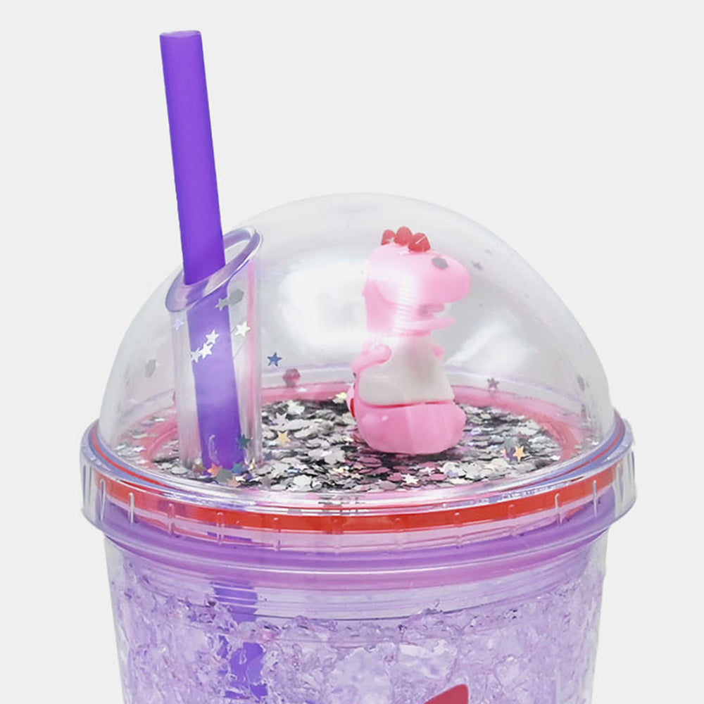 Fancy Straw Glass/Cup For Kids