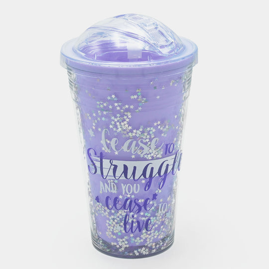 Fancy Straw Glass/Cup For Kids