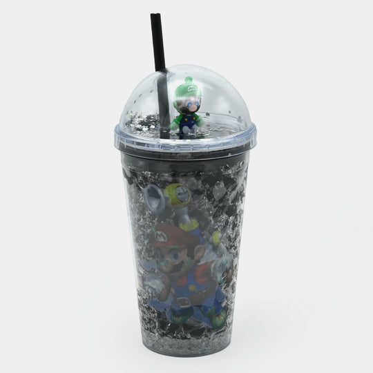 Fancy Straw Glass/Cup For Kids