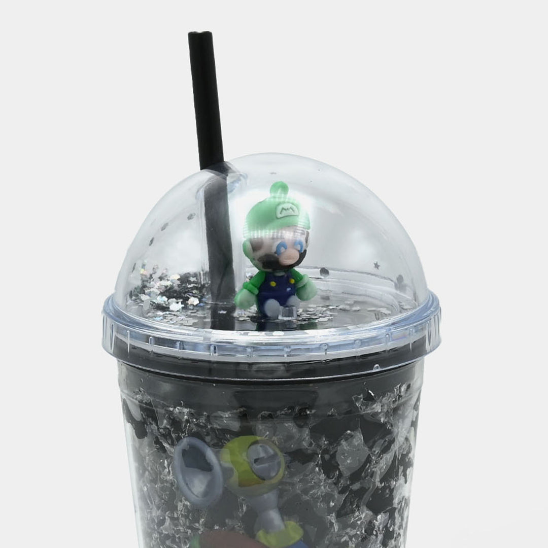 Fancy Straw Glass/Cup For Kids