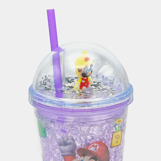 Fancy Straw Glass/Cup For Kids