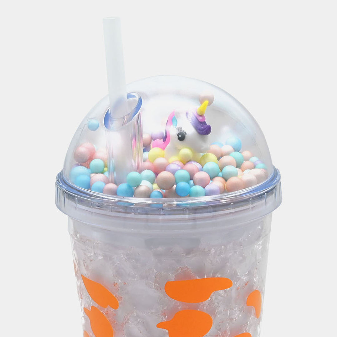 Fancy Straw Glass/Cup For Kids