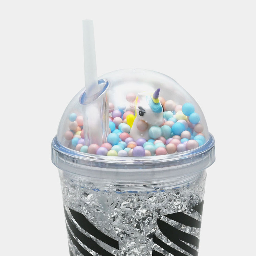 Fancy Straw Glass/Cup For Kids