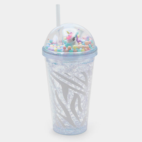 Fancy Straw Glass/Cup For Kids