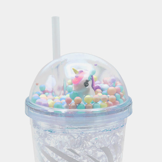 Fancy Straw Glass/Cup For Kids