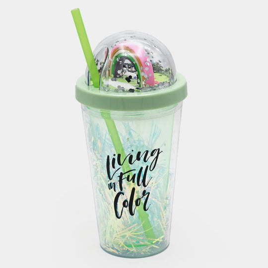 Fancy Straw Glass/Cup For Kids