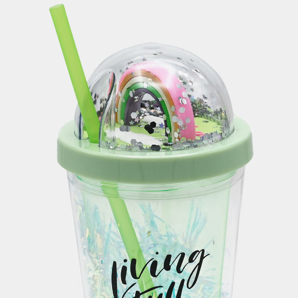 Fancy Straw Glass/Cup For Kids