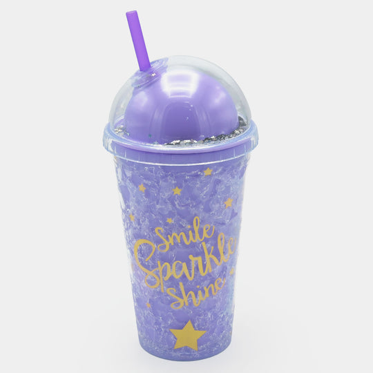 Fancy Straw Glass/Cup For Kids