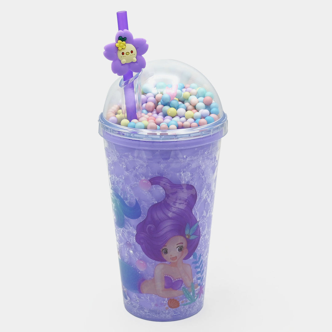 Fancy Straw Glass/Cup For Kids