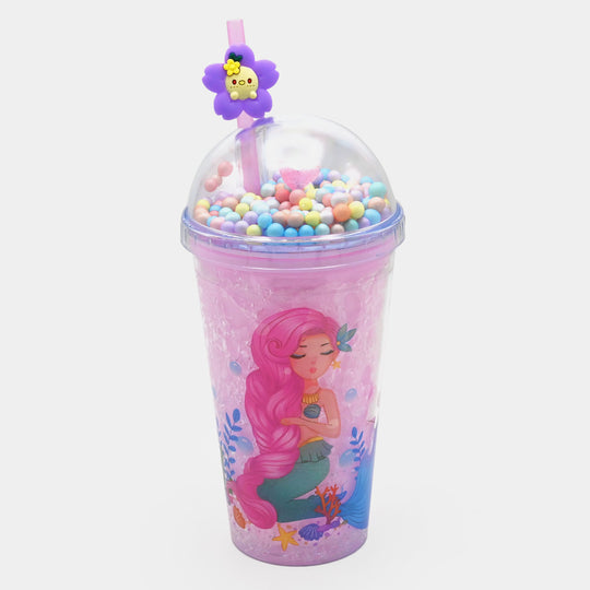 Fancy Straw Glass/Cup For Kids