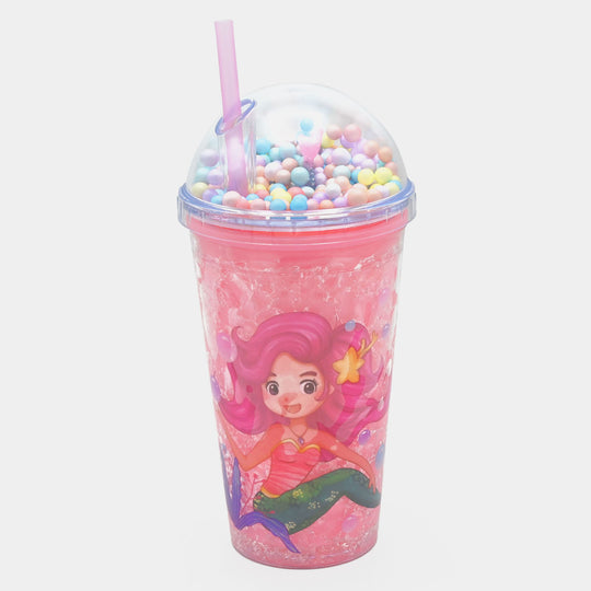 Fancy Straw Glass/Cup For Kids