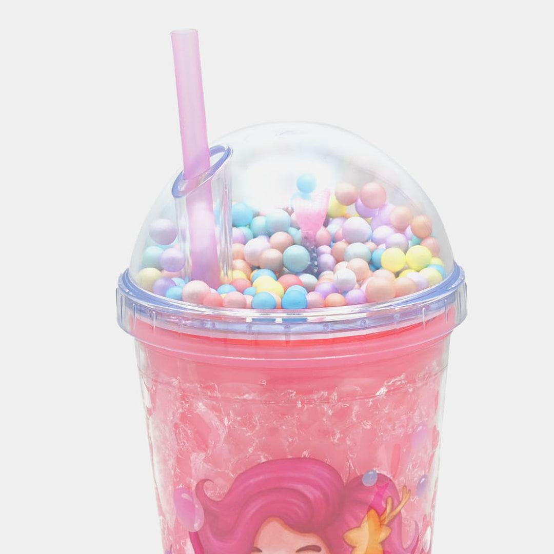 Fancy Straw Glass/Cup For Kids