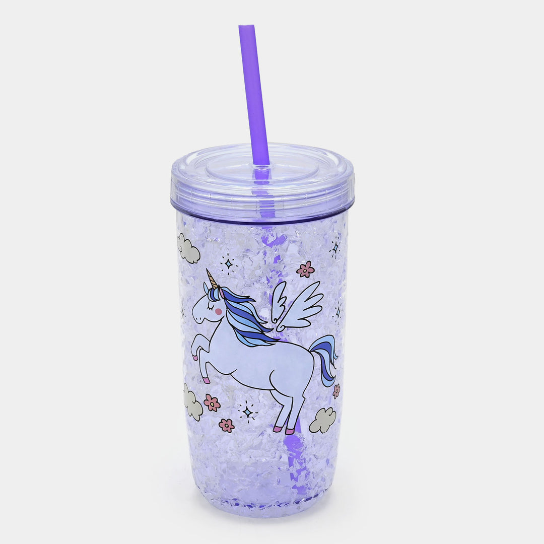 Fancy Straw Glass/Cup For Kids