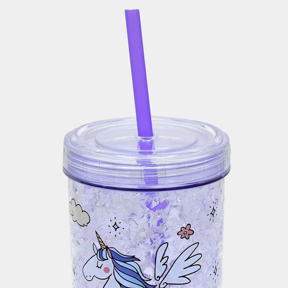 Fancy Straw Glass/Cup For Kids