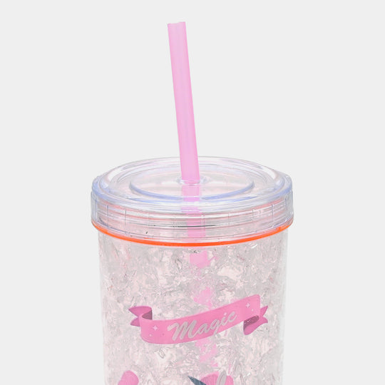 Fancy Straw Glass/Cup For Kids