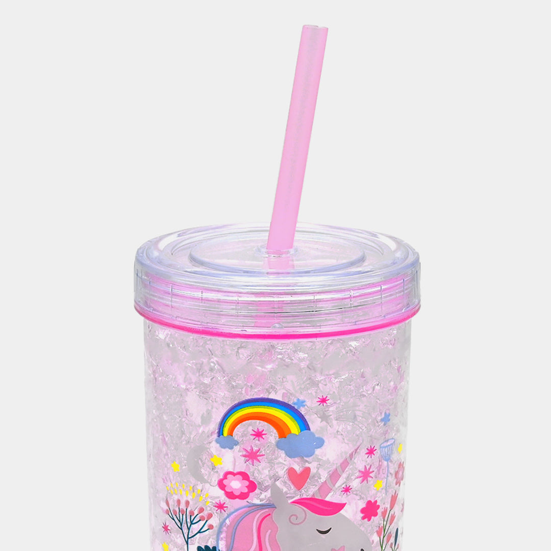 Fancy Straw Glass/Cup For Kids