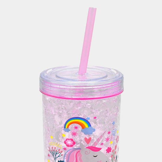 Fancy Straw Glass/Cup For Kids