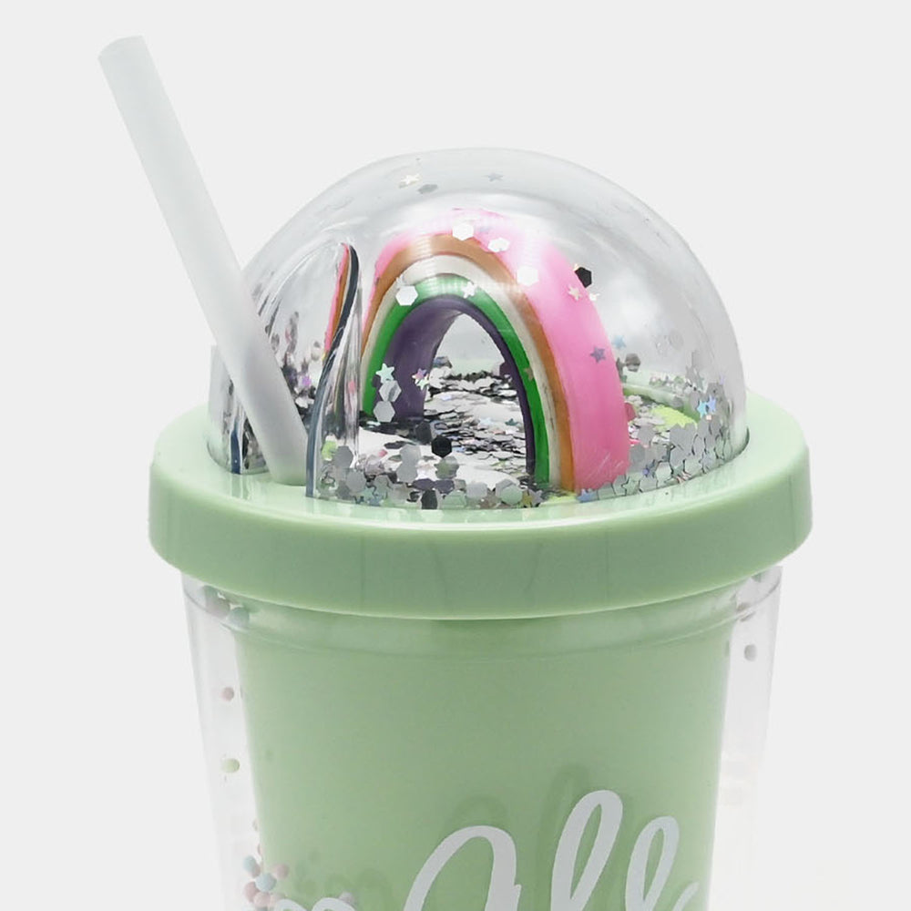 Fancy Straw Glass/Cup For Kids