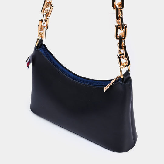 Girls Stylish Hand Bag | Dark Blue