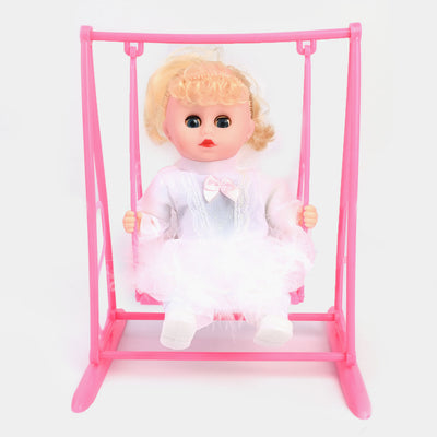 Swing Baby Doll With Light & Music For Kids