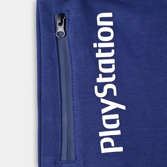 Boys Cotton Terry Knitted Short PlayStation-True Navy