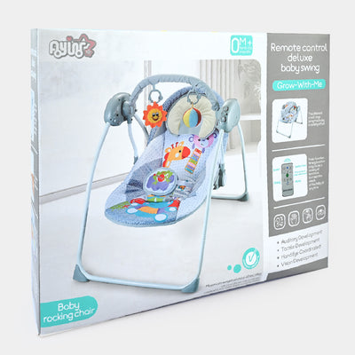 Remote Control Deluxe Baby Swing