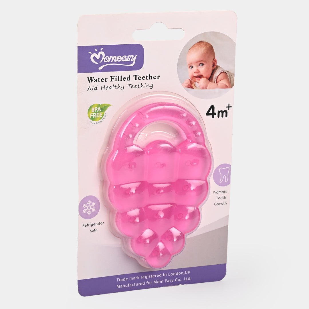 Baby Teether Water Filled | Light Pink