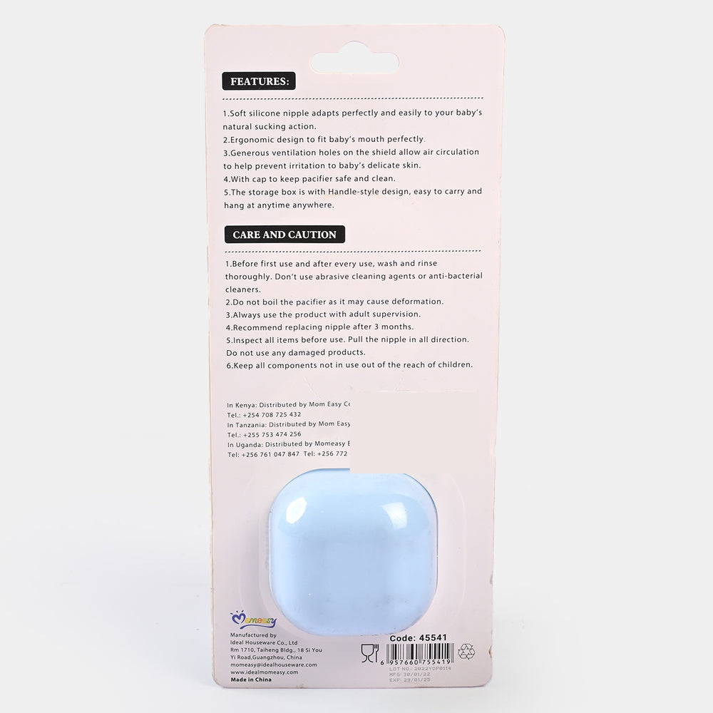 Momeasy Silicone Pacifier With Protective Cap