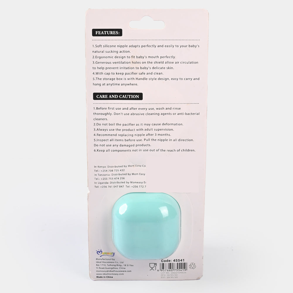 Momeasy Silicone Pacifier With Protective Cap