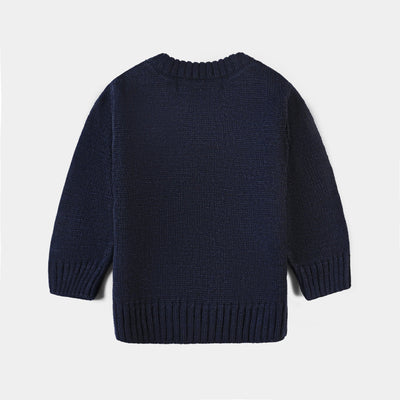 Infant Girls Sweater Knit Suit Blue bell-NAVY