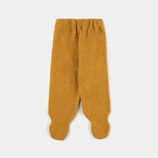 Infant Boys Sweater Knit Suit W/Cap Butter Scotch -Mustard