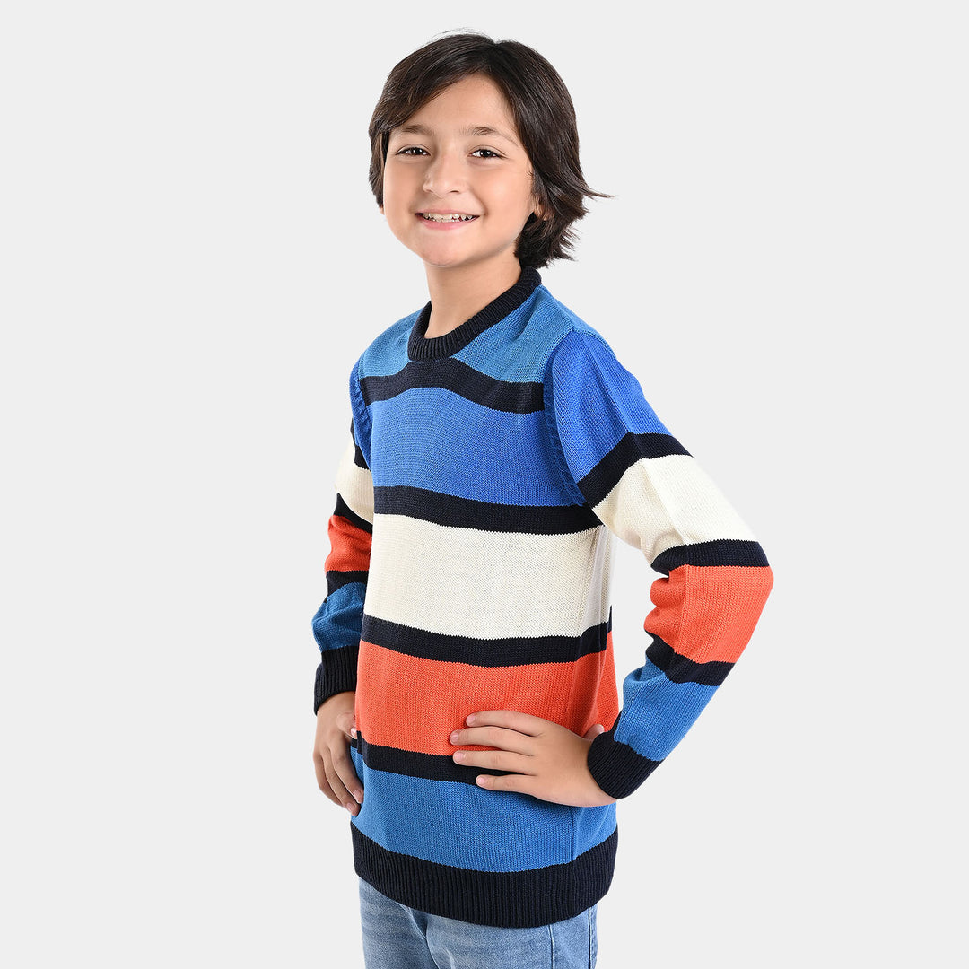 Boys Acrylic Sweater-Multi