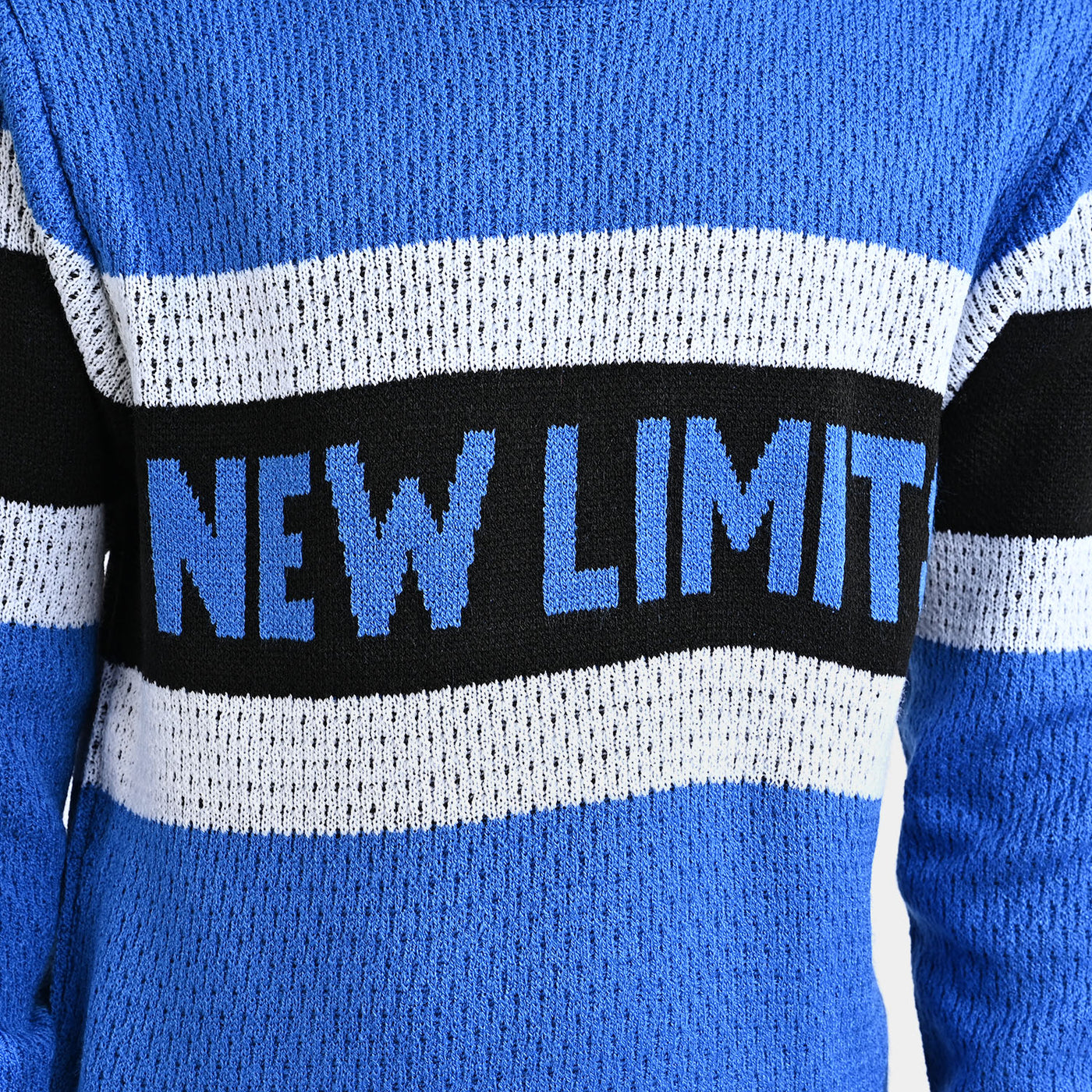 Boys Acrylic Sweater New Limits-Brill.Blue