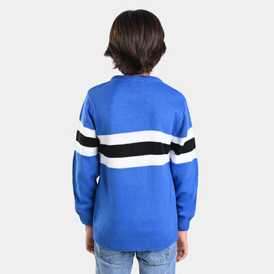 Boys Acrylic Sweater Athens-Brill Blue