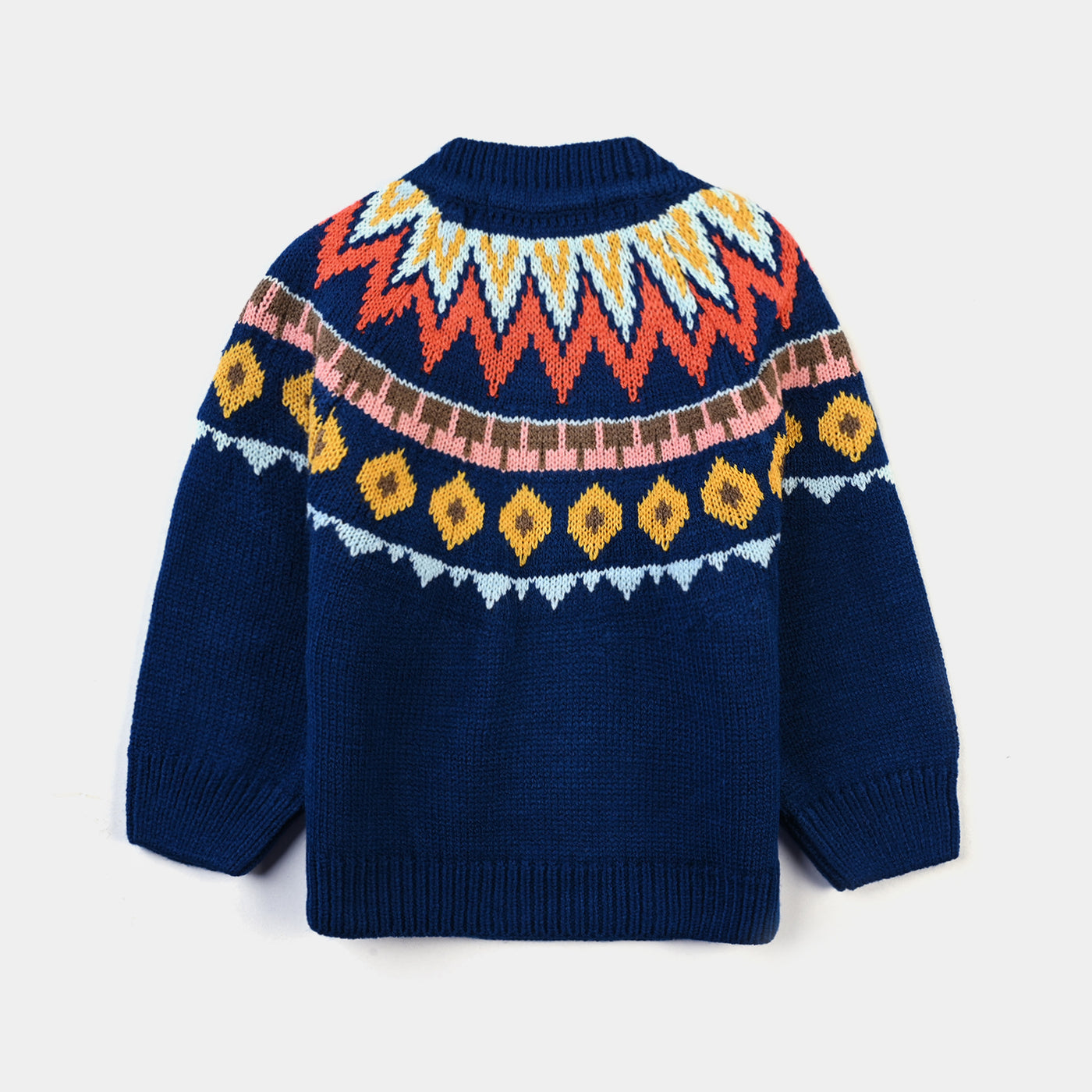 Infant Boys Acrylic Sweater Thunder-Brill.Blue