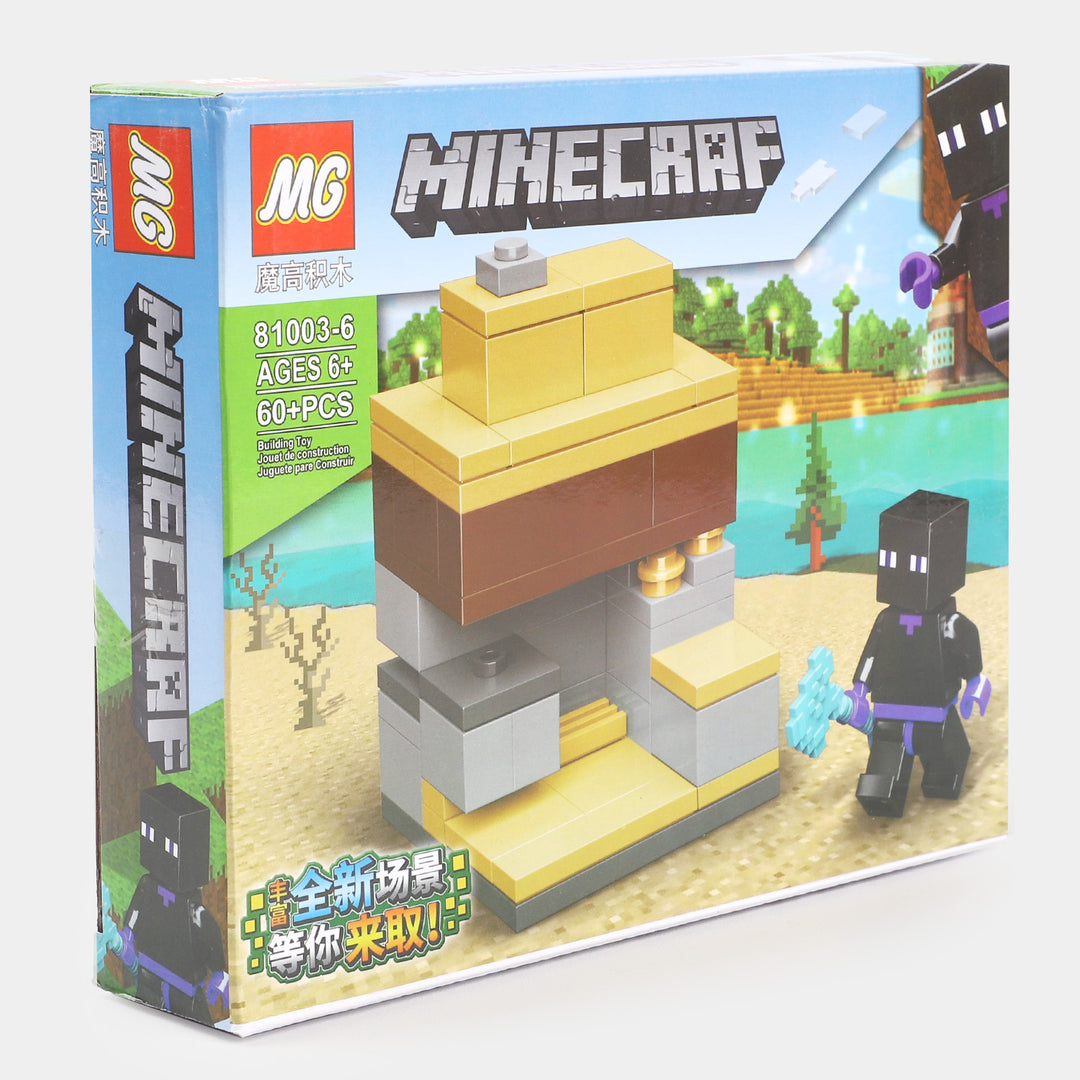 Minecraft Building Blocks Set For Kids | 60+PCs