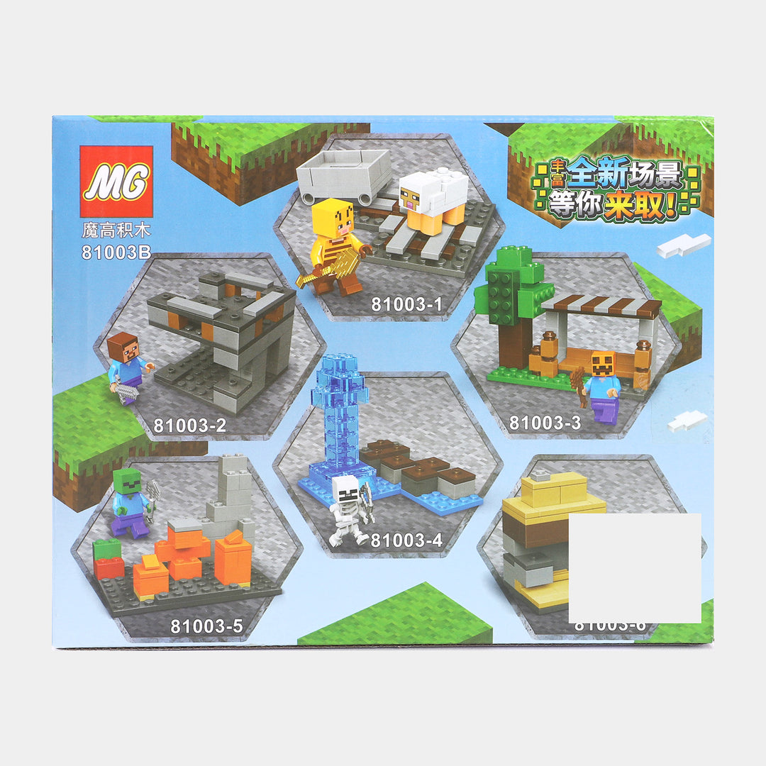 Minecraft Building Blocks Set For Kids | 60+PCs