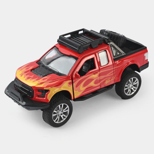 Sprayed Alloy Pullback Pickup Truck Toy