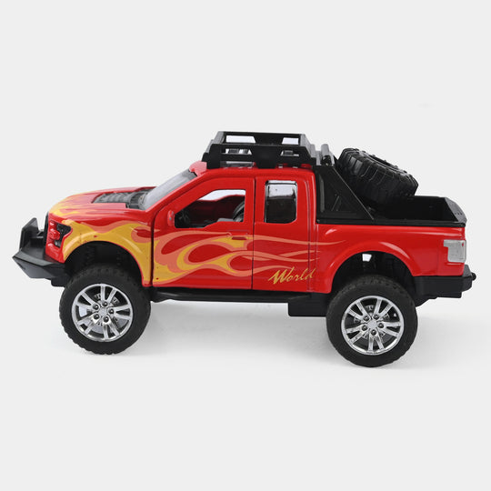 Sprayed Alloy Pullback Pickup Truck Toy