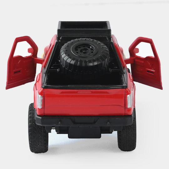 Sprayed Alloy Pullback Pickup Truck Toy