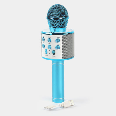 Wireless Bluetooth Musical Mic -Blue