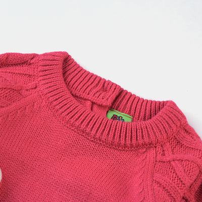 Infant Girls Acrylic Sweater Pretty Sleep-H.P/O.W