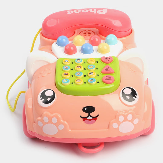 Telephone Car With Light Music For Kids