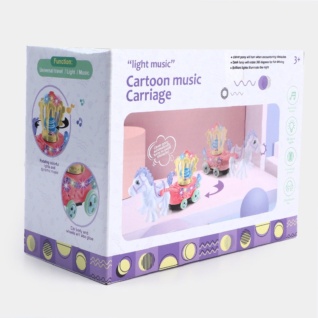 Fun Carriage With Light & Music Toy For Kids