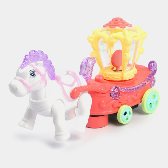 Fun Carriage With Light & Music Toy For Kids