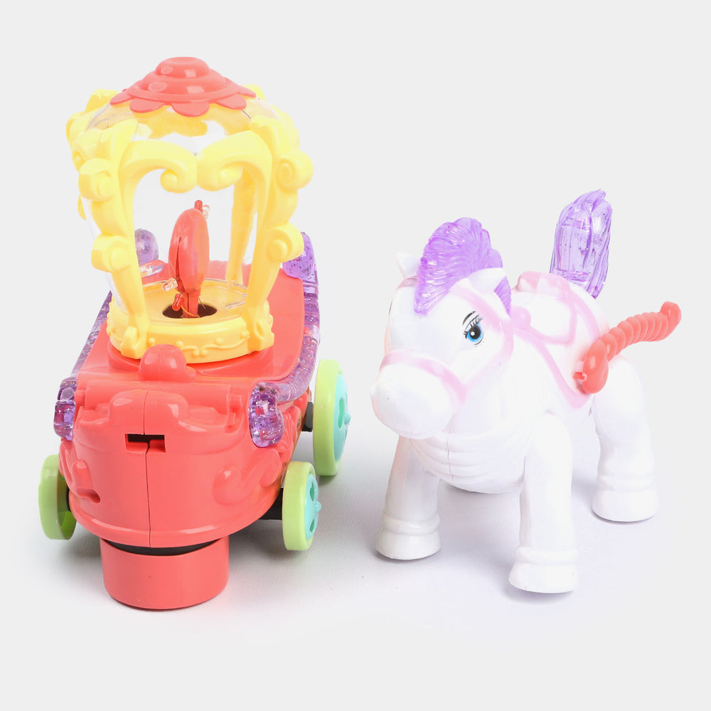 Fun Carriage With Light & Music Toy For Kids