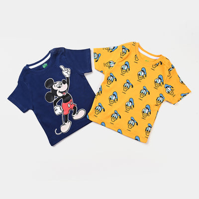 Infant Boys Cotton Jersey T-shirt 2 Piece Set